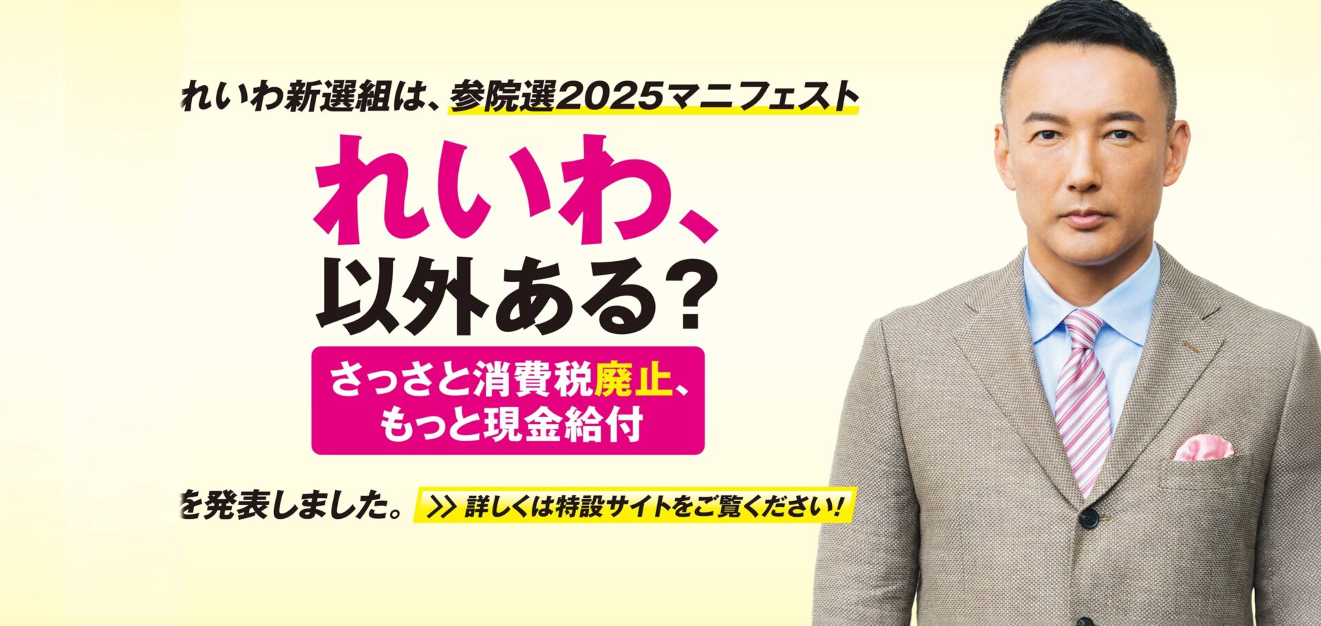 れいわ新選組 参院選2025マニフェスト